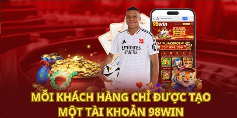 Mỗi thành viên chỉ được phép dùng một nick cược duy nhất